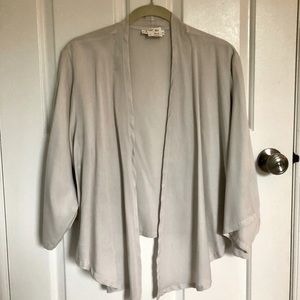 Bryn Walker open jacket with 3/4 quarter sleeves